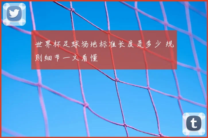 世界杯足球场地标准长度是多少 规则细节一文看懂