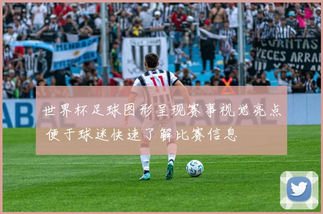 世界杯足球图形呈现赛事视觉亮点 便于球迷快速了解比赛信息