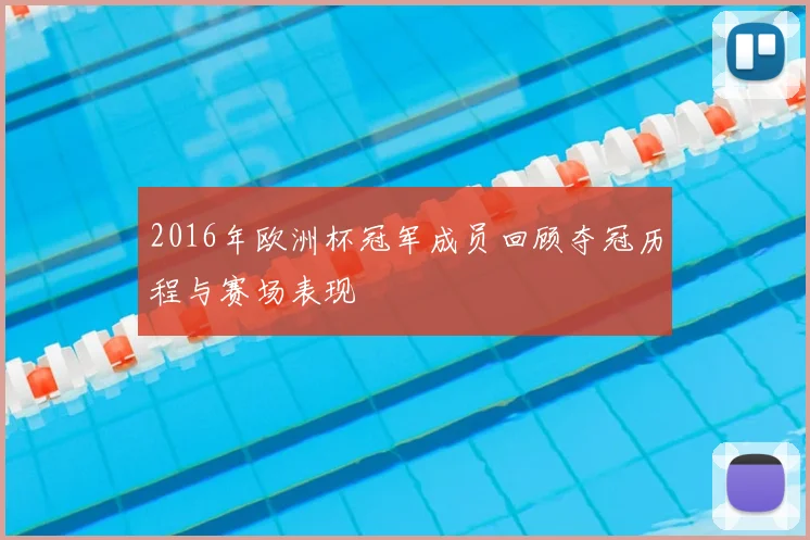 2016年欧洲杯冠军成员回顾夺冠历程与赛场表现